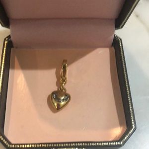 Juicy Couture gold heart charm